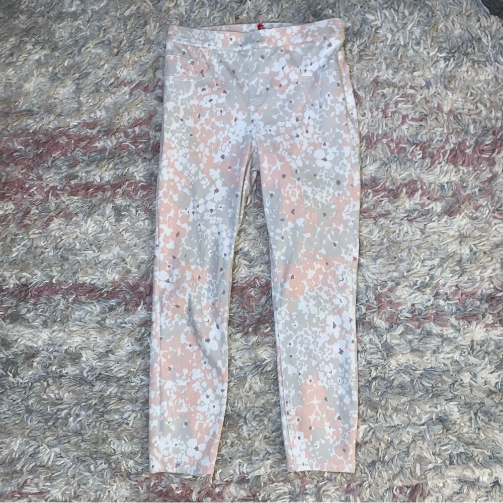 Spanx floral patterned jeggings